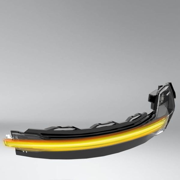 Clignotant dynamique à LED pour rétroviseur fini en noir LEDriving® LEDDMI 8V0 BK S Approuvé Lot de 2. Audi A3 8V Osram