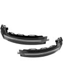 Clignotant dynamique à LED pour rétroviseur fini en noir LEDriving® LEDDMI 8V0 BK S Approuvé Lot de 2. Audi A3 8V Osram