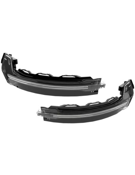 LED pisca dinâmico para espelho com acabamento em preto LEDriving® LEDDMI 8V0 BK S Approved Conjunto de 2. Audi A3 8V Osram