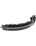 Clignotant dynamique à LED pour rétroviseur fini en noir LEDriving® LEDDMI 8V0 BK S Approuvé Lot de 2. Audi A3 8V Osram