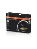 Clignotant dynamique à LED pour rétroviseur fini en noir LEDriving® LEDDMI 8V0 BK S Approuvé Lot de 2. Audi A3 8V Osram