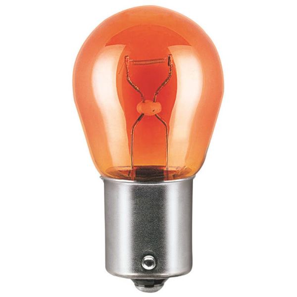Bombilla Ambar Halogena Ultra Life PY21W 12V 2 Unds. 7507ULT-02B 21W Cristal Ambar | LeonLeds