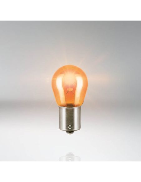 Bombilla Ambar Halogena Ultra Life PY21W 12V 2 Unds. 7507ULT-02B 21W Cristal Ambar | LeonLeds