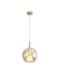 Lámpara Colgante de Bola de cristal Elsa oro ø25cm  E27