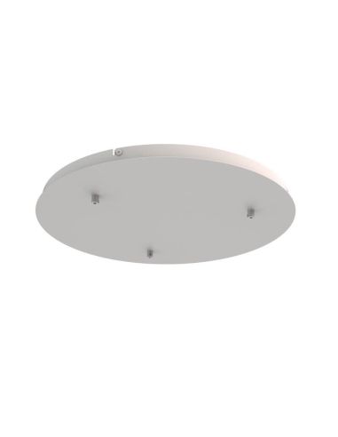 Florón de techo para Lámparas colgantes Colección Elsa 3 Luces, de metal blanco, oro, cromo, negro Ø 52cm -Configurable-