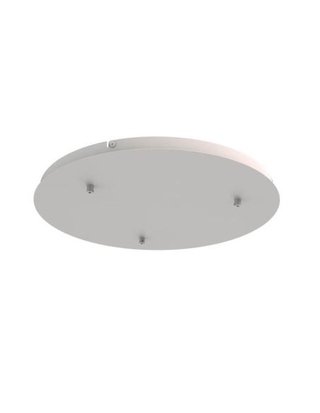 Florón de techo para Lámparas colgantes Colección Elsa 3 Luces, de metal blanco, oro, cromo, negro Ø 52cm -Configurable-