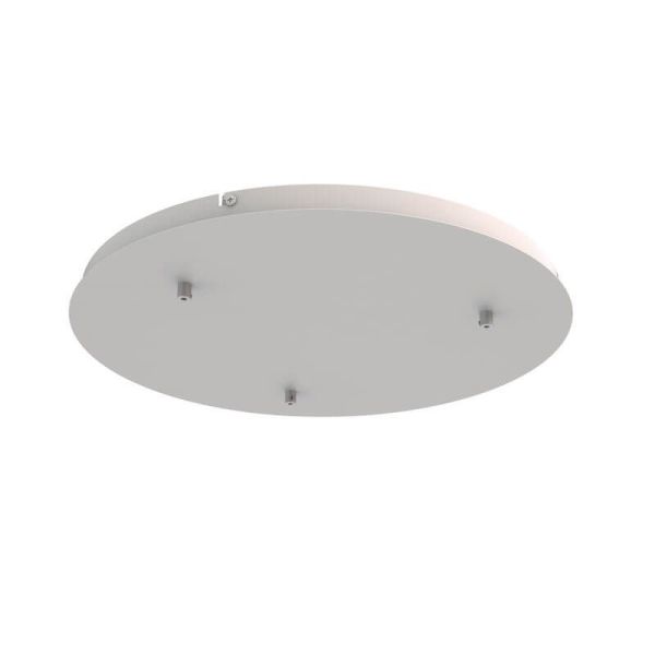 Rosa de teto para pendentes Elsa Collection 3 Lights, metal branco, dourado, cromado, preto Ø 52cm -Configurável-