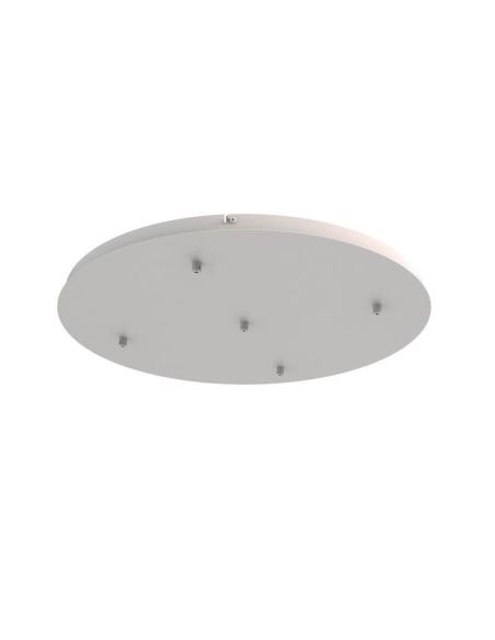 Florón de techo para Lámparas colgantes Colección Elsa 5 Luces, de metal blanco, oro, cromo, negro Ø 62cm -Configurable-