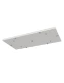 Florón de techo para Lámparas colgantes Colección Elsa 7 Luces, de metal blanco, oro, cromo, negro Ø 62cm -Configurable-