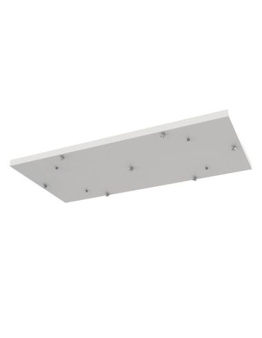 Florón de techo para Lámparas colgantes Colección Elsa 7 Luces, de metal blanco, oro, cromo, negro Ø 62cm -Configurable-