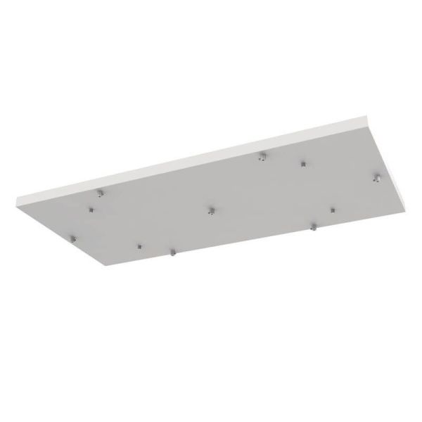 Florón de techo para Lámparas colgantes Colección Elsa 7 Luces, de metal blanco, oro, cromo, negro Ø 62cm -Configurable-