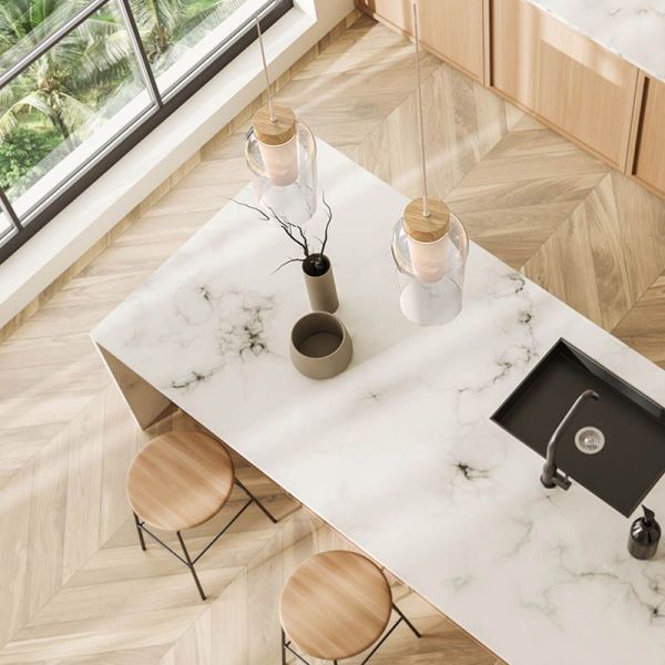 Lámpara de Techo Colgante Nora E27 - oro/blanco ambiente