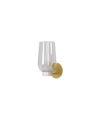 Wandlampe Nora aus Glas 1 Licht el...