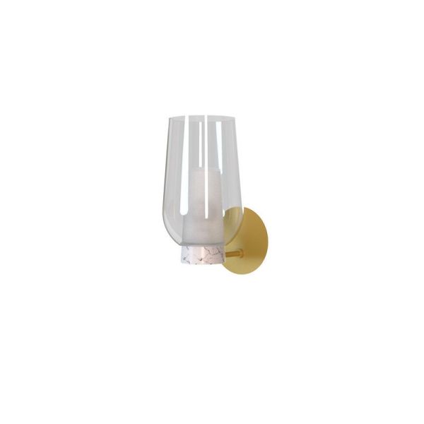 Wandlampe Nora aus Glas 1 Licht el...