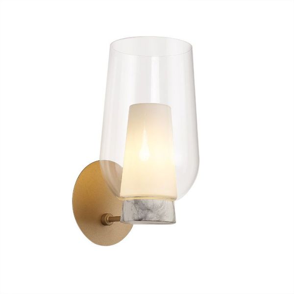 Wandlampe Nora aus Glas 1 Licht el...