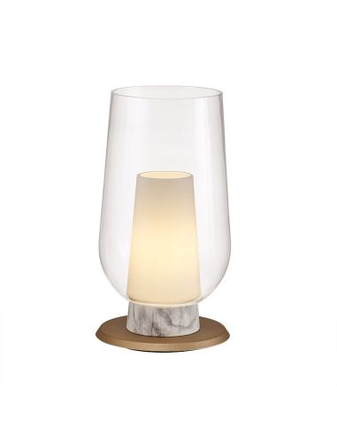 Lampe de table en cristal Nora el...