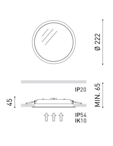 Downlight Fox 2 LED 15,5W