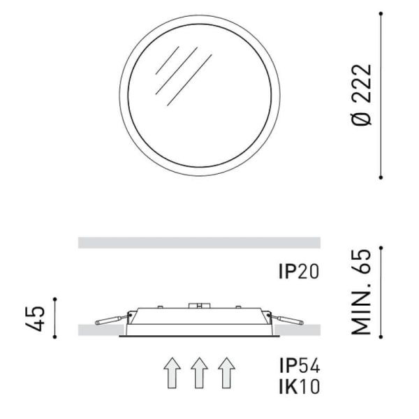 Downlight Fox 2 LED 15,5W
