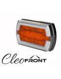 Faro Delantero LED rectangular con Luz de Posición Neon e Intermitente A 1 CleoFront 12V 24V LZD 2789 | LeonLeds