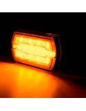 Faro Delantero LED rectangular con Luz de Posición Neon e Intermitente A 1 CleoFront 12V 24V LZD 2789 | LeonLeds