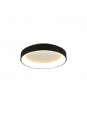 Plafón LED Niseko circular negro 3000k talla S