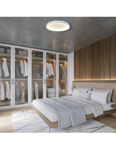 Plafón LED circular blanco Niseko 2
