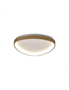 Plafón LED de techo dorado Niseko 3000k pequeño
