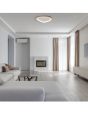 Plafón LED de techo dorado Niseko 3000k ambiente