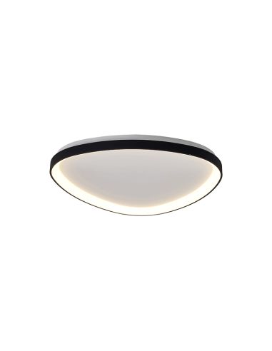 Niseko moderno preto LED teto triangular grande