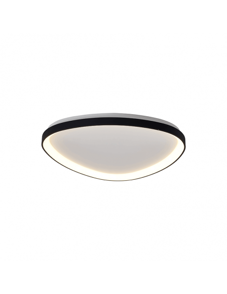 Niseko moderno preto LED teto triangular grande