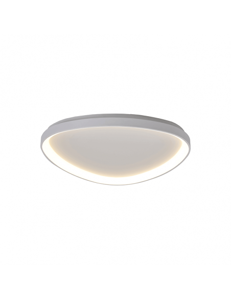 Plafón LED Niseko blanco triangular blanco grande