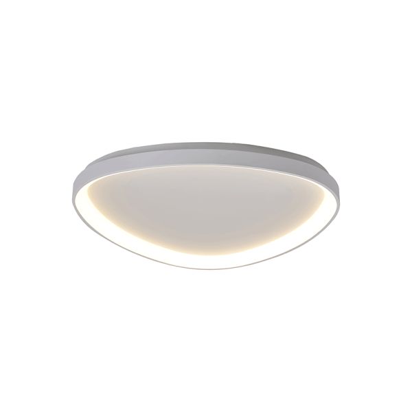 Plafón LED Niseko blanco triangular blanco grande