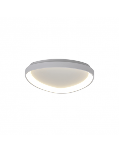 Plafón LED Niseko blanco triangular blanco pequeño