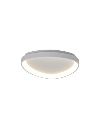 Plafón LED Niseko blanco triangular blanco pequeño