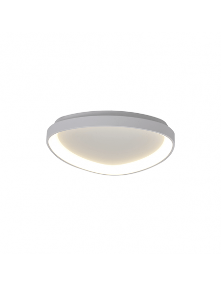 Plafón LED Niseko blanco triangular blanco pequeño