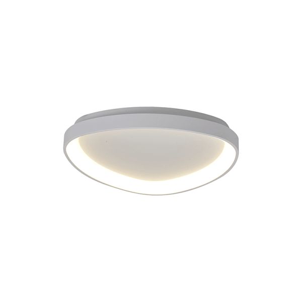 Plafón LED Niseko blanco triangular blanco pequeño