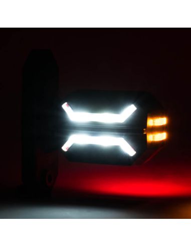 Folga LED curto Dragão Flexível 3 Luzes 12V 24V SM1 AM RM1 Horpol | leonleds