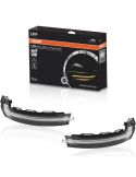 Pisca-pisca LED dinâmico para espelho com acabamento em Branco LEDriving® LEDDMI 8V0 WT S Conjunto de 2 aprovados. Audi A3 8V| l