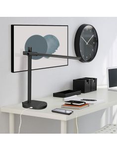 Lampe de table LED Laysan Anthracite 10W 650Lm Couleur de lumière réglable de 2 800K à 6 500K ACB | léonleds 2