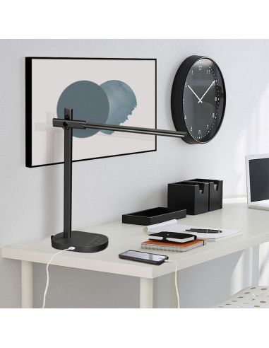 Flexo de sobremesa LED Laysan Antracita 10W 650Lm Color de luz regulable desde 2.800K hasta 6.500K S81521N Eglo | LeonLeds