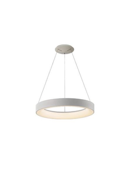 Lámpara colgante LED Niseko II blanca con mando, regulable Ø 50 cm