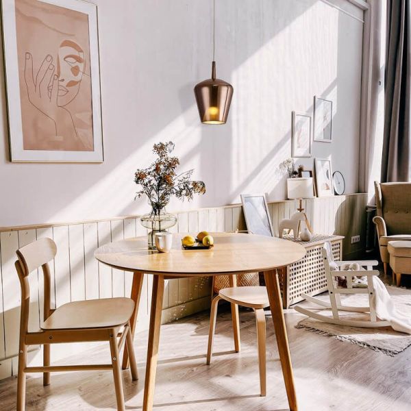 Suspension cloche Elsa verre sans...
