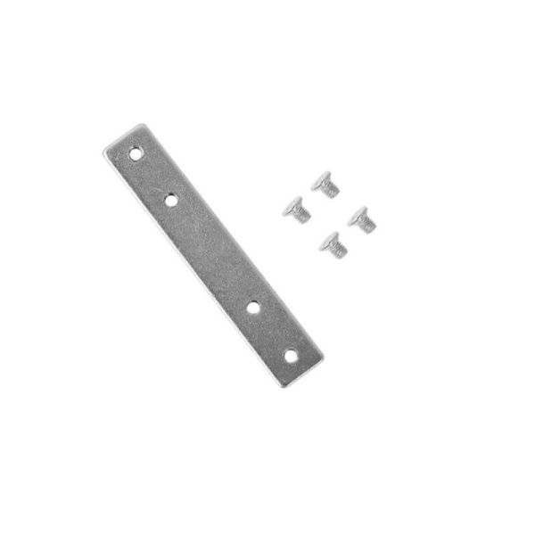 Placa para união de trilhos magnéticos - Parte superior magnética (placa + 4 parafusos) - Acessórios