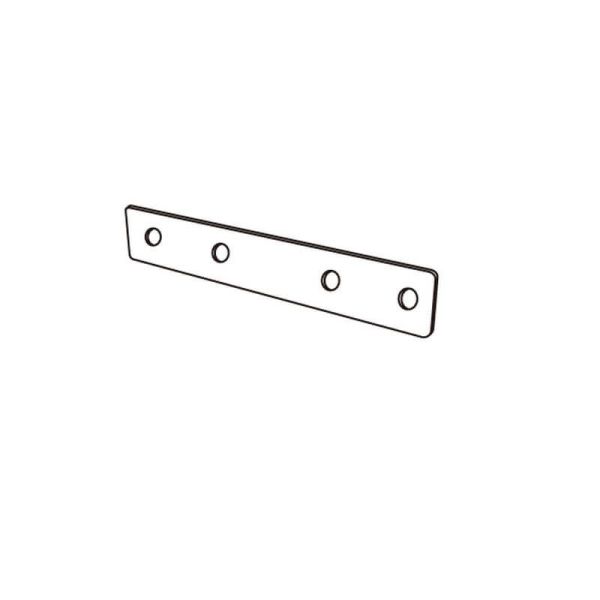 Pletina para la unión de carriles magnéticos - Magneto parte de arriba  (pletina + 4 tornillos) - Accesorios medidas