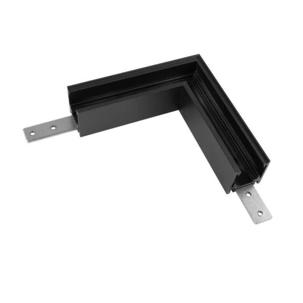Conector unión en L 90º para carril de superficie magnético interior/exterior Magneto negro - Accesorios