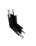 Conector unión en L interior para unir carril de empotrar magnético Magneto negro - Accesorios