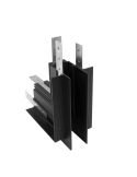 Conector unión en L exterior para unir carril de empotrar magnético Magneto negro - Accesorios