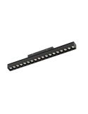 Foco lineal COB LED carril magnético negro Magneto 3.000K 18W 