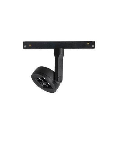 Spot LED orientable pour rail magnétique noir 4 lumières Magneto 10W et 20W