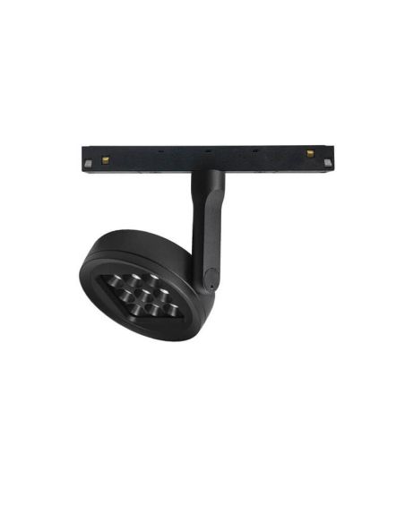 Foco LED orientable para carril magnético negro 4 Luces Magneto 20W